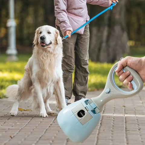 Dog Poop Grabber Ergonomic Pet Poop Scoop Dog Pooper Scooper with Bag Dispenser Ergonomic Pooper Scooper Efficient Poop Scoop