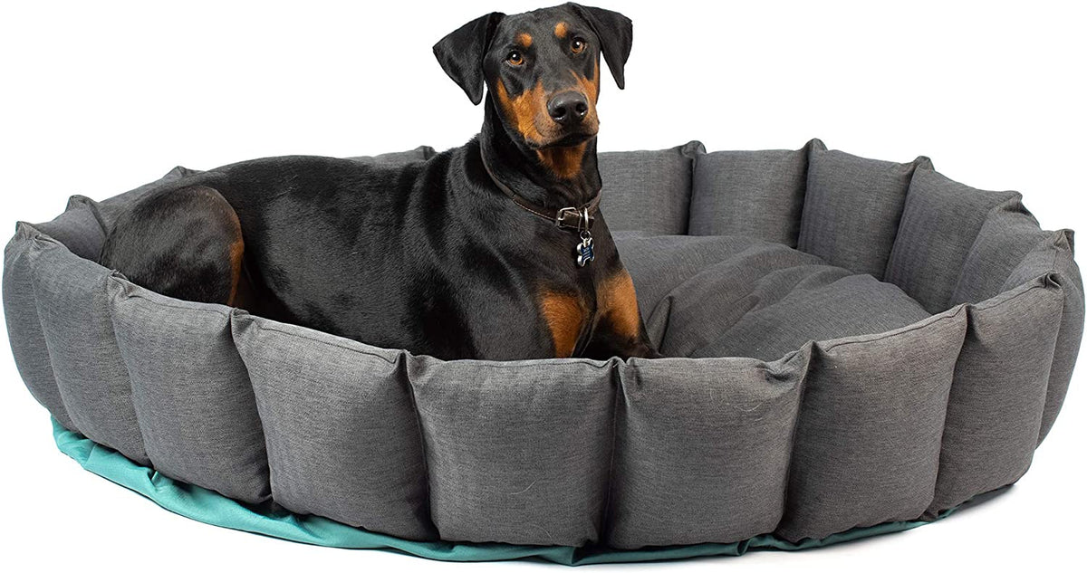 'S Deep Sleep Deluxe Durable Dog Bed (Donut Dog Bed, Durable Dog Bed & Washable Dog Bed-Large Dog Bed, X-Large Dog Bed, and Calming Dog Bed) X-LARGE: 48"X48"X10"