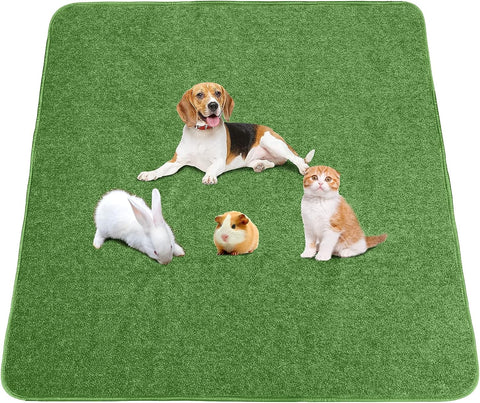 Washable Pee Pads for Dogs 65"X45"/72"X72" Extra Large Reusable Pee Pads Waterproof Pet Mat, Dog Playpen Mats for Puppy Training Whelping Playpen Pads