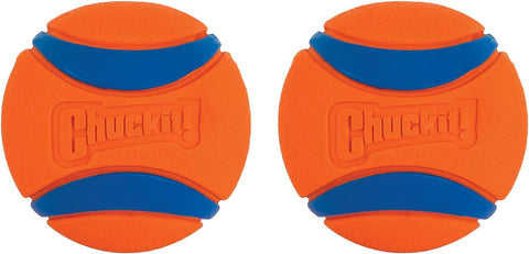 Ultra Ball Dog Toy, Medium (2.5 Inch Diameter) Pack of 2, for Breeds 20-60 Lbs