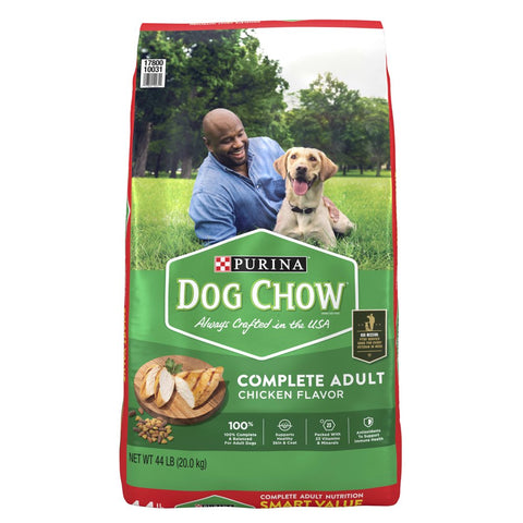 Purina  Complete, Dry Dog Food for Adult Dogs High Protein, Real Chicken, 44 Lb Bag