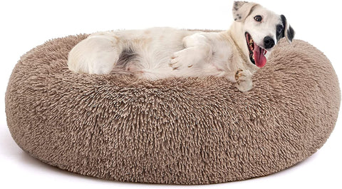 Orthopedic Dog Bed Comfortable Donut Cuddler round Dog Bed Ultra Soft Washable Dog and Cat Cushion Bed (Style 6)