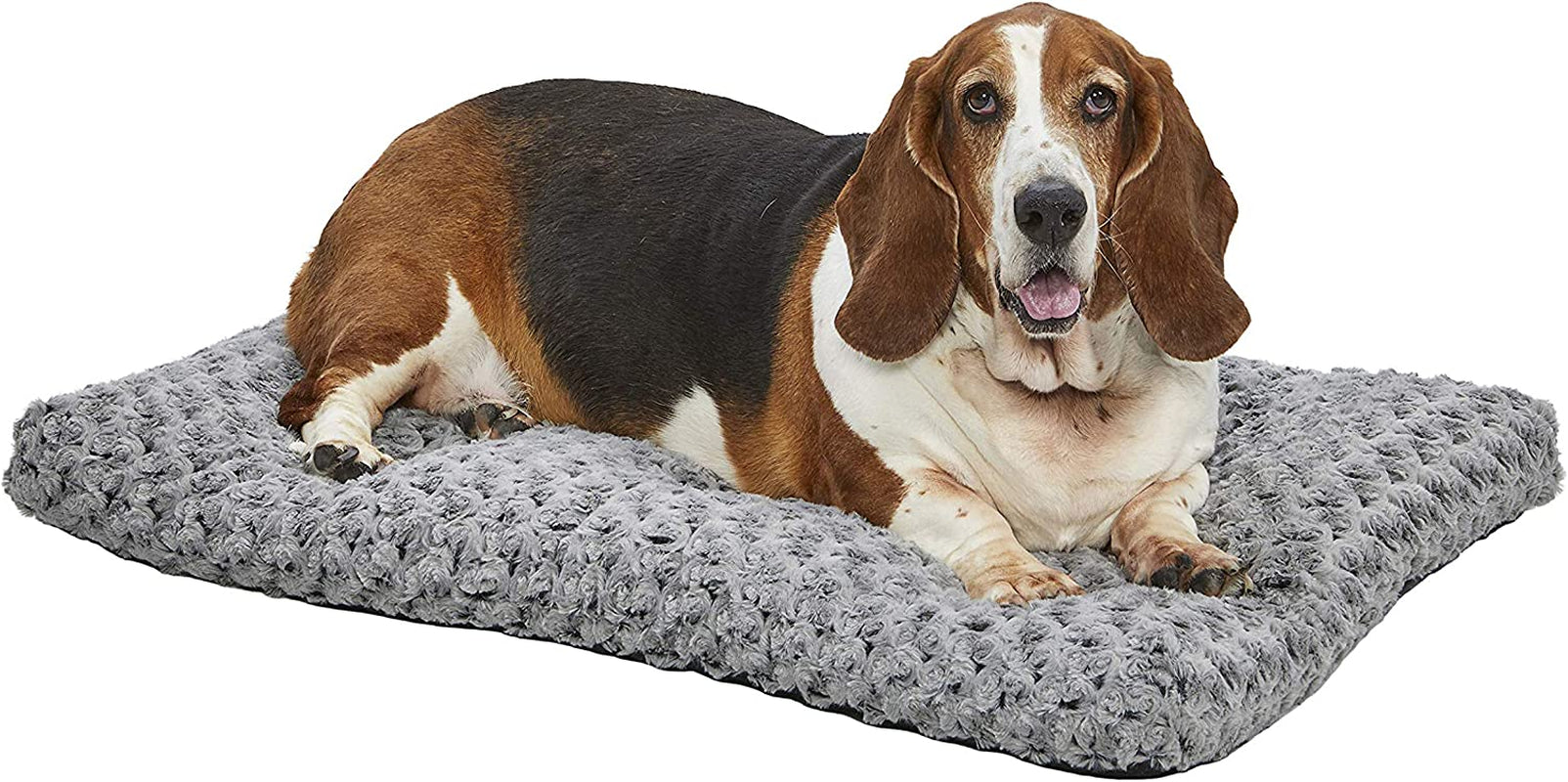 Deluxe Dog Beds | Super Plush Dog & Cat Beds Ideal for Dog Crates | Machine Wash & Dryer Friendly, 1-Year Warranty, Mocha, 18 In