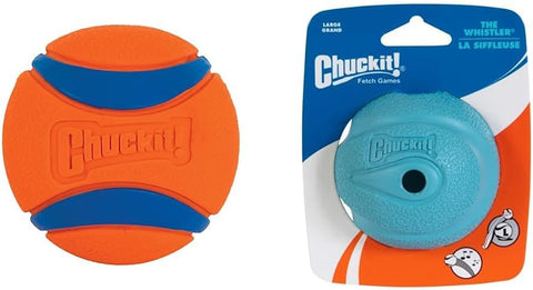 Ultra Ball Dog Toy, Medium (2.5 Inch Diameter) Pack of 2, for Breeds 20-60 Lbs