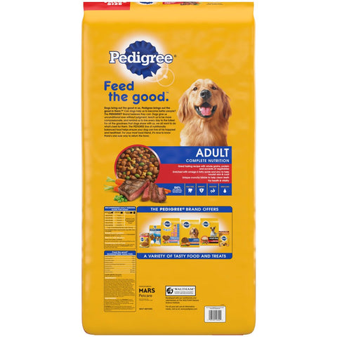 Complete Nutrition Grilled Steak & Vegetable Dry Dog Food for Adult Dog, 44 Lb. Bag