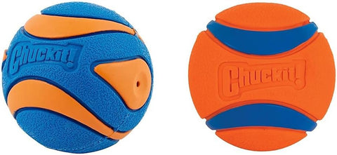 Ultra Ball Dog Toy, Medium (2.5 Inch Diameter) Pack of 2, for Breeds 20-60 Lbs