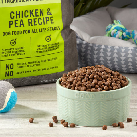 Chicken & Pea Recipe Dry Dog Food, Grain-Free, 24 Lbs