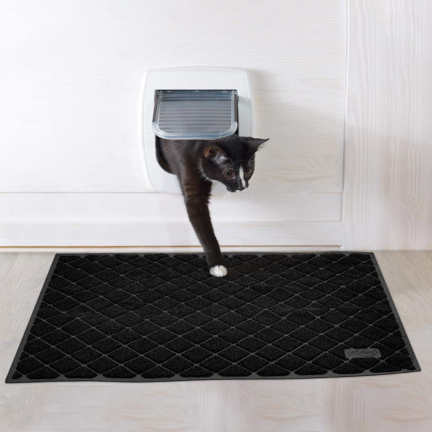 Premium Cat Litter Mat, 47" Long X 35" Wide, Extra Large Size, Waterproof and Non-Slip Design, Gentle on Paws, Easy to Clean