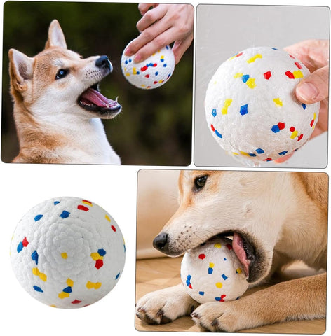 Pet Bouncy Ball Kitten Teething Chewing Squeaky Toy Aggressive Chewer Toy Pet Resilient Toy Toys for Kittens Interactive Dog Toy Cat Interactive Toy TPU Water High Elasticity