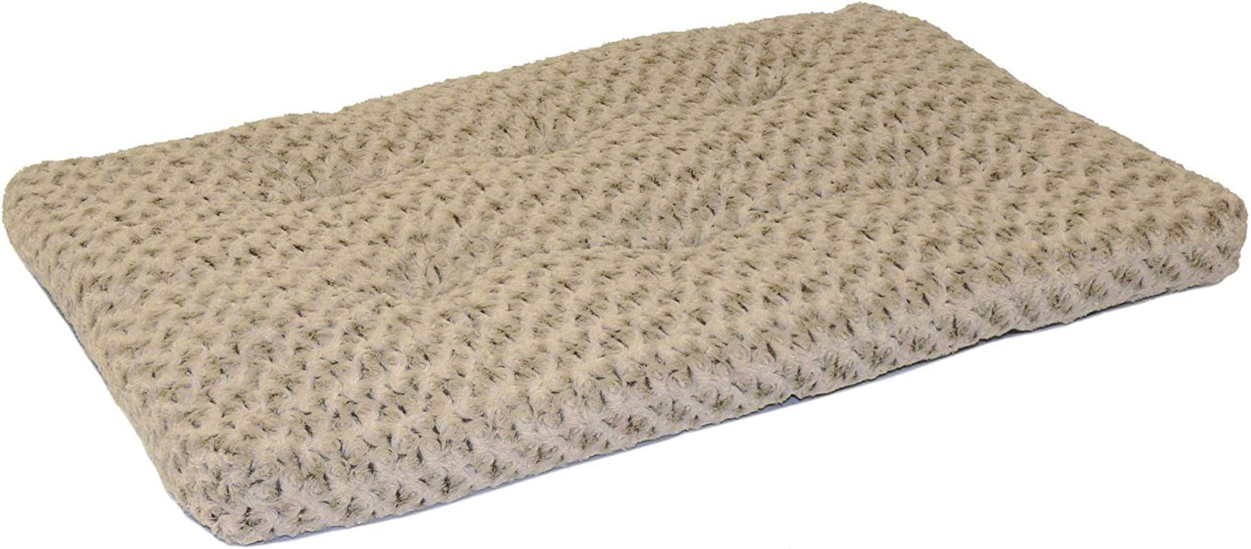 Deluxe Dog Beds | Super Plush Dog & Cat Beds Ideal for Dog Crates | Machine Wash & Dryer Friendly, 1-Year Warranty, Mocha, 18 In