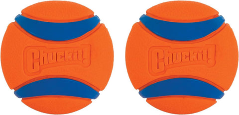 Ultra Ball Dog Toy, Medium (2.5 Inch Diameter) Pack of 2, for Breeds 20-60 Lbs