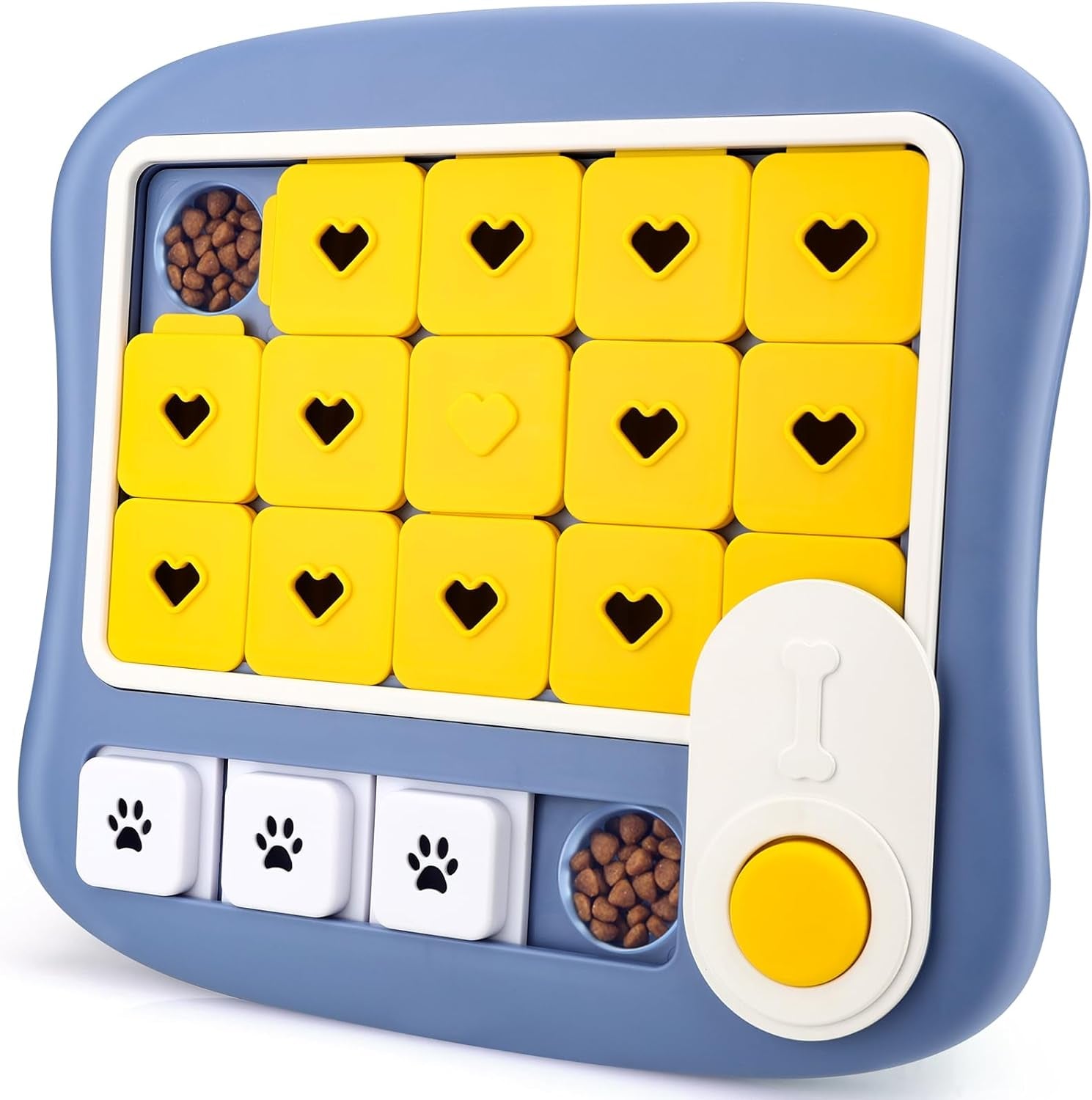 Interactive Dog Puzzle Toys for Large Medium Small Smart Dogs, Squeaky Enrichment Mentally Stimulation Toys for Training, Dog Treat Chew Toy for Puppy&Cats