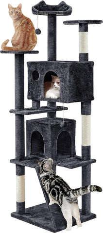 54In Cat Tree Tower Condo Furniture Scratch Post for Kittens Pet House Play