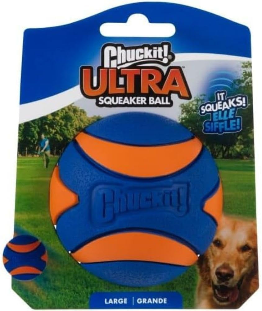 Ultra Ball Dog Toy, Medium (2.5 Inch Diameter) Pack of 2, for Breeds 20-60 Lbs