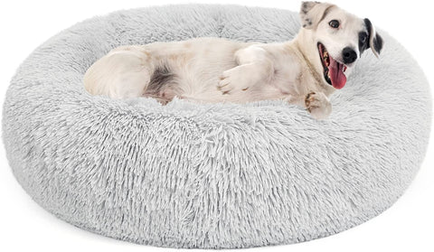 Orthopedic Dog Bed Comfortable Donut Cuddler round Dog Bed Ultra Soft Washable Dog and Cat Cushion Bed (Style 6)