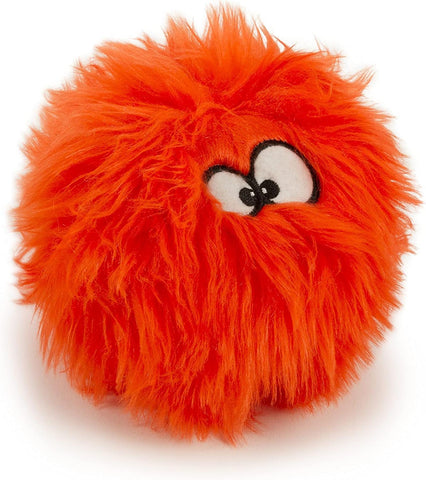 Furballz Squeaky Plush Ball Dog Toy, Chew Guard Technology - Rainbow, Large