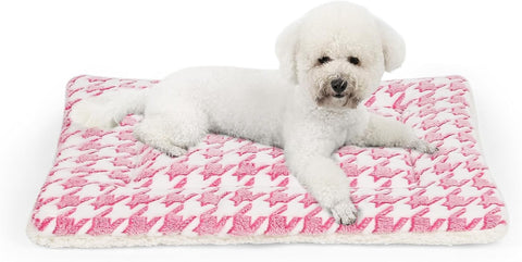 Dog Bed Mat, Reversible Crate Pad for Medium Small Dogs, Machine Washable, Portable and Soft Pet Bed Pad/Mat for 22-Inch Kennel