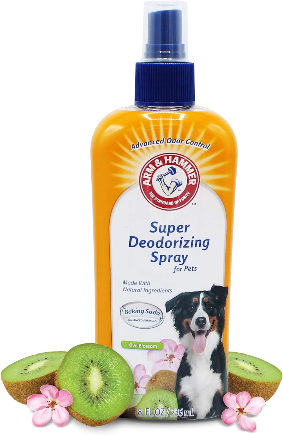 for Pets Super Deodorizing Spray for Dogs | Best Odor Eliminating Spray for All Dogs & Puppies | Fresh Kiwi Blossom Scent That Smells Great, 8 Ounces