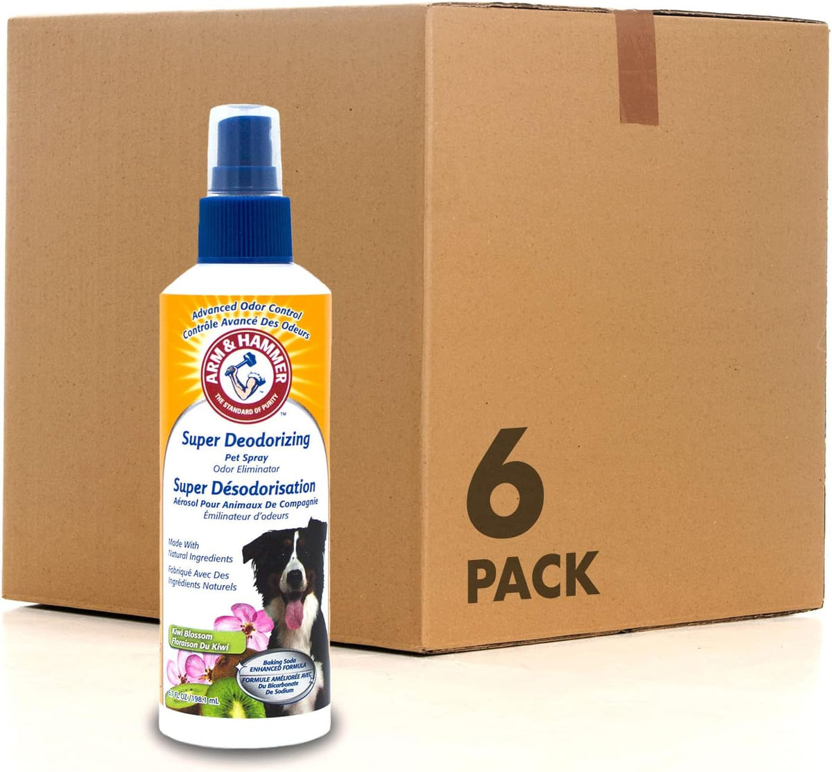 for Pets Super Deodorizing Spray for Dogs | Best Odor Eliminating Spray for All Dogs & Puppies | Fresh Kiwi Blossom Scent That Smells Great, 8 Ounces