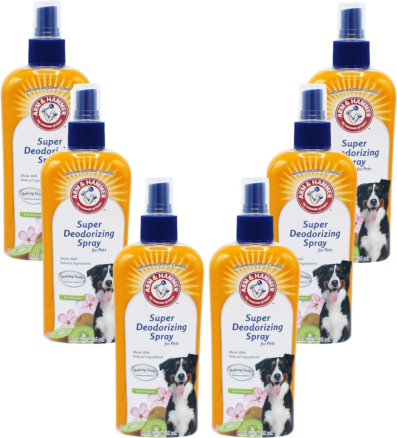 for Pets Super Deodorizing Spray for Dogs | Best Odor Eliminating Spray for All Dogs & Puppies | Fresh Kiwi Blossom Scent That Smells Great, 8 Ounces