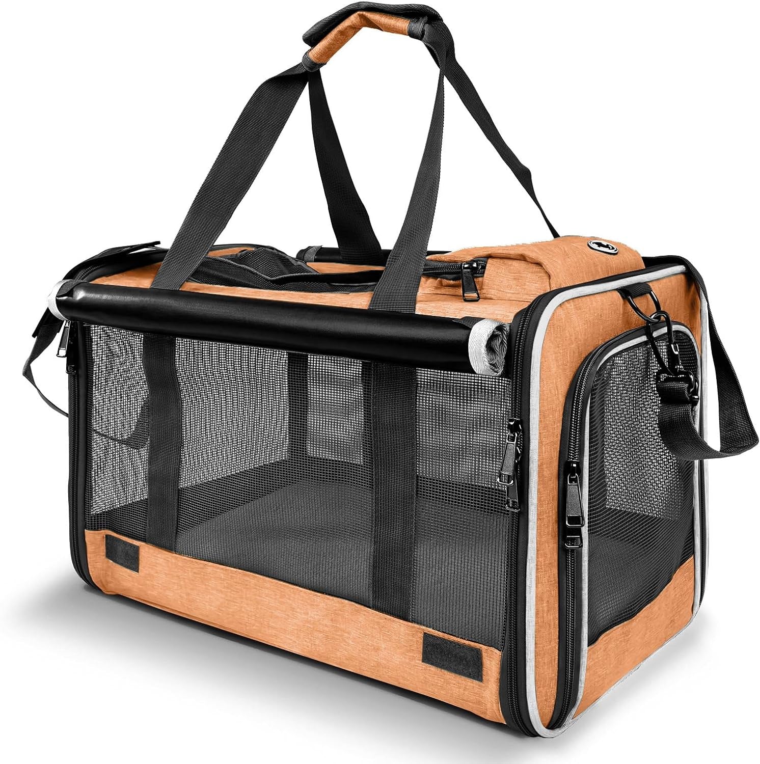 Pet Carrier for Large and Medium Cats, Soft-Sided Pet Carrier for Big Medium Cats and Puppy Dog Carriers Cat Carriers, Pet Privacy Protection Travel Carrier