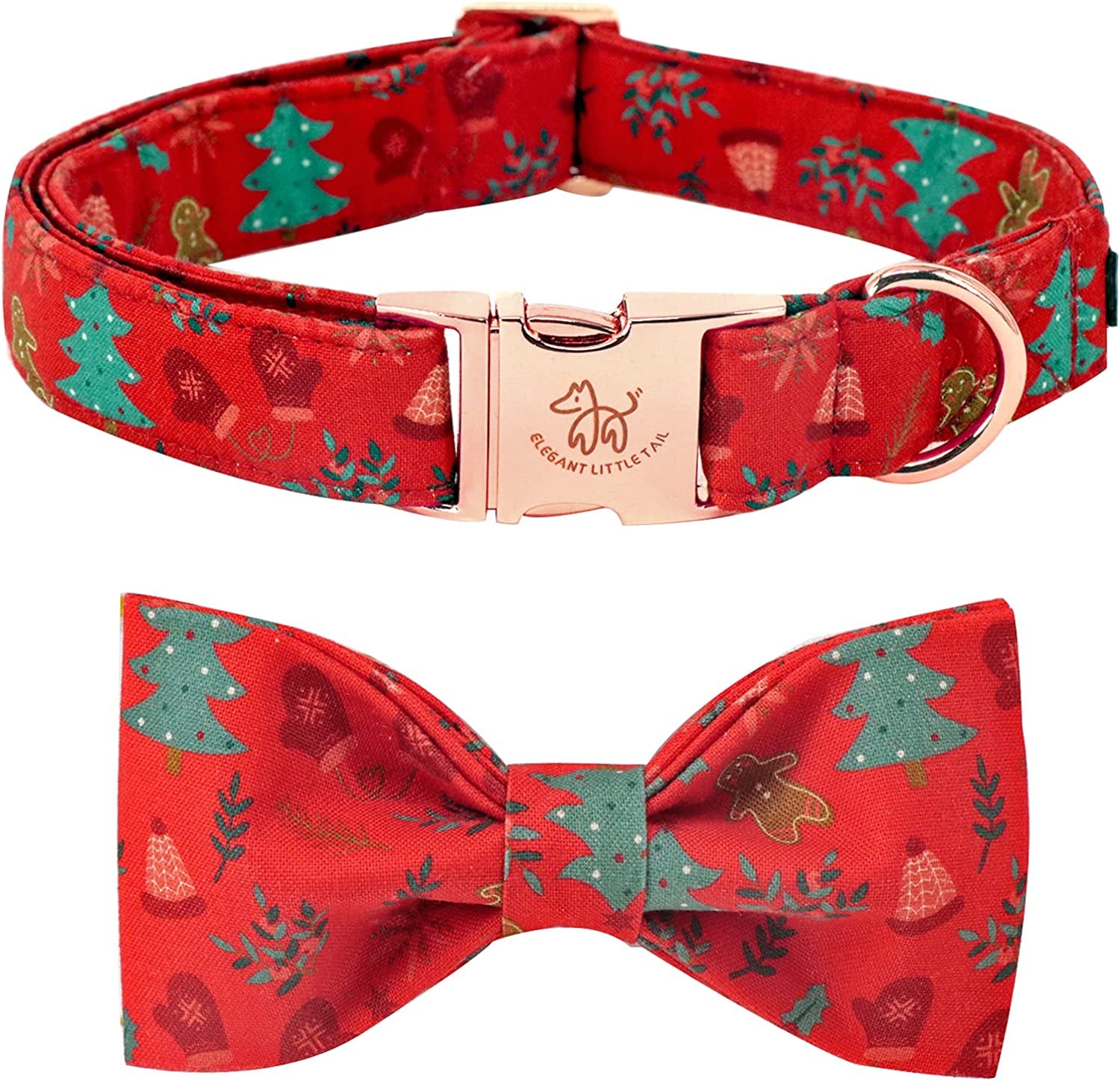 Dog Collar with Bow, Comfotable Dog Bowtie, Bowtie Dog Collar Adjustable Dog Collars for Small Medium Large Dogs and Cats