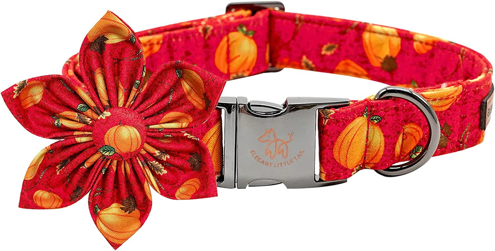 Christmas Dog Collar, Female or Male Dog Collar Flower, Pet Collar Adjustable Dog Collars with Flower for Small Medium Large Dogs