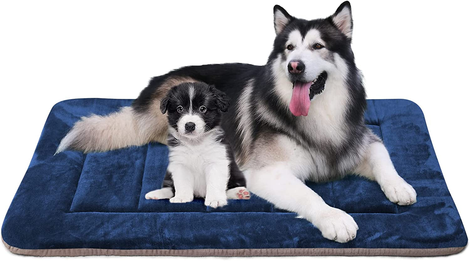 Dog Beds for Large Dogs Crate Bed Pad Mat 42 in Soft Kennel Pads Washable Non Slip Dog Mattress Pet Beds Cushion for Pets Sleeping Mats