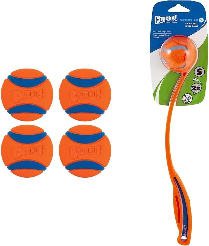 Ultra Ball Dog Toy, Medium (2.5 Inch Diameter) Pack of 2, for Breeds 20-60 Lbs