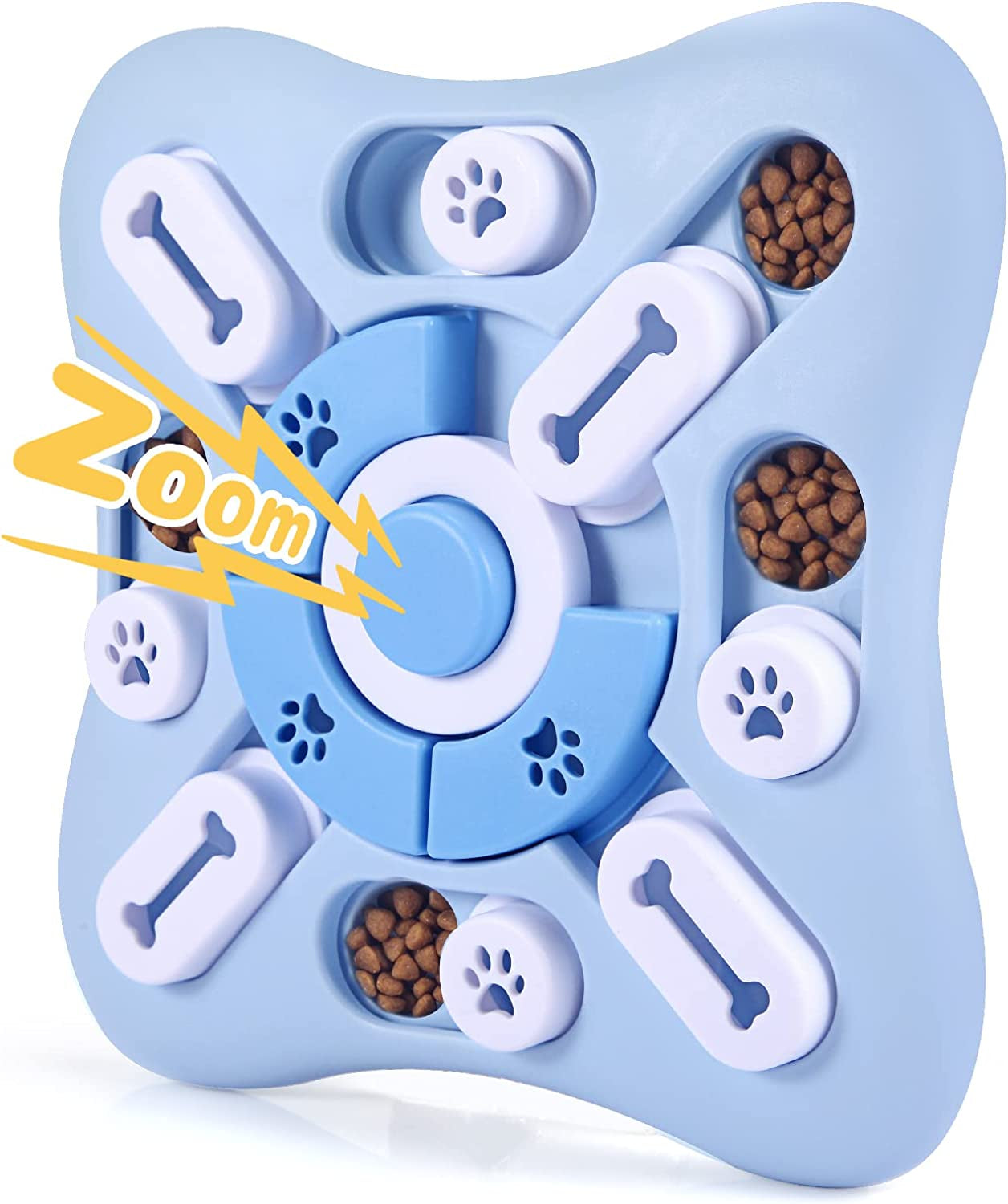 Interactive Dog Puzzle Toys for Large Medium Small Smart Dogs, Squeaky Enrichment Mentally Stimulation Toys for Training, Dog Treat Chew Toy for Puppy&Cats