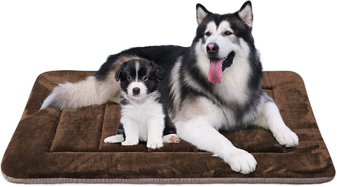 Dog Beds for Large Dogs Crate Bed Pad Mat 42 in Soft Kennel Pads Washable Non Slip Dog Mattress Pet Beds Cushion for Pets Sleeping Mats