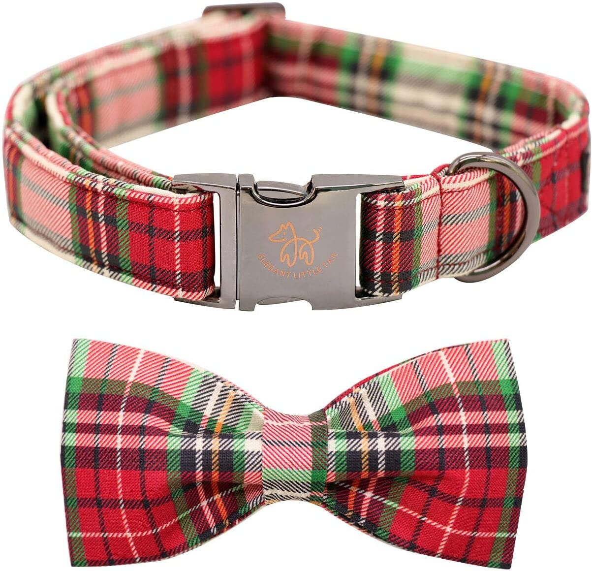 Dog Collar with Bow, Comfotable Dog Bowtie, Bowtie Dog Collar Adjustable Dog Collars for Small Medium Large Dogs and Cats