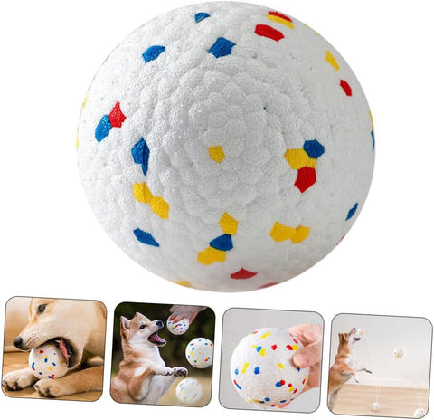 Pet Bouncy Ball Kitten Teething Chewing Squeaky Toy Aggressive Chewer Toy Pet Resilient Toy Toys for Kittens Interactive Dog Toy Cat Interactive Toy TPU Water High Elasticity