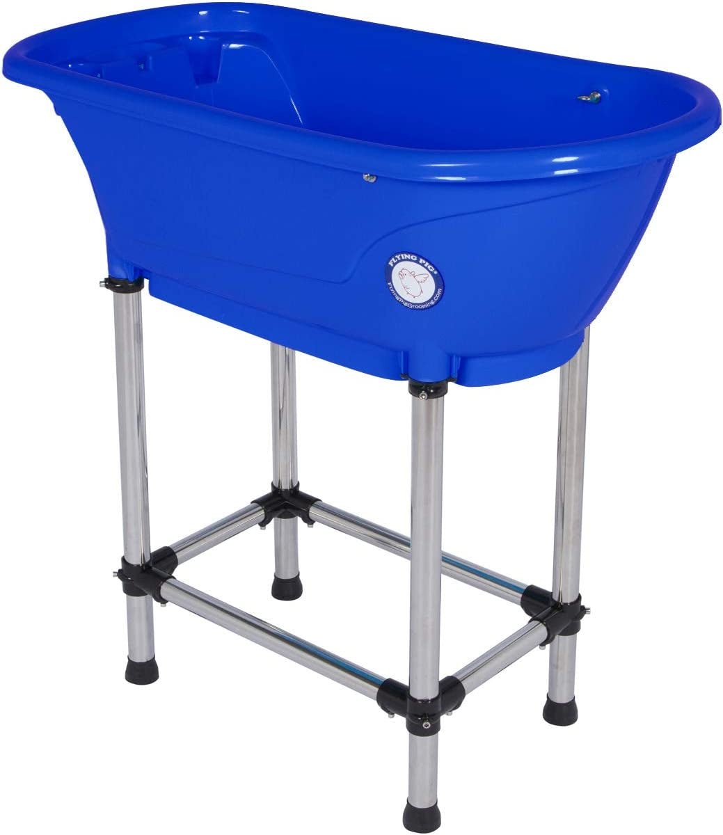 Flying Pig™ Pet Dog Cat Portable Bath Tub (Blue, 37.5"X19.5"X35.5")