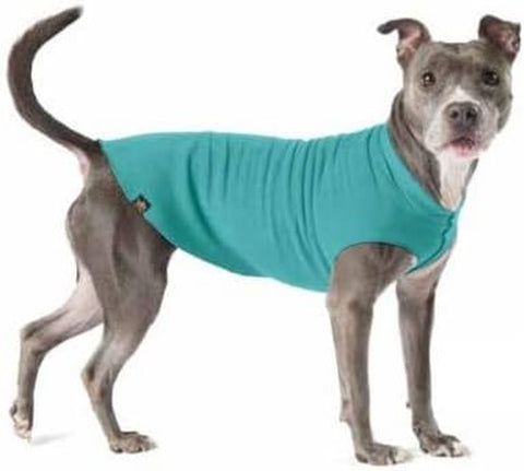 Stretch Fleece Dog Coat – Soft, Warm Dog Clothes, Stretchy Pet Sweater – Machine Washable, Eco Friendly – All Season – Sizes 2-33, Black, Size 12