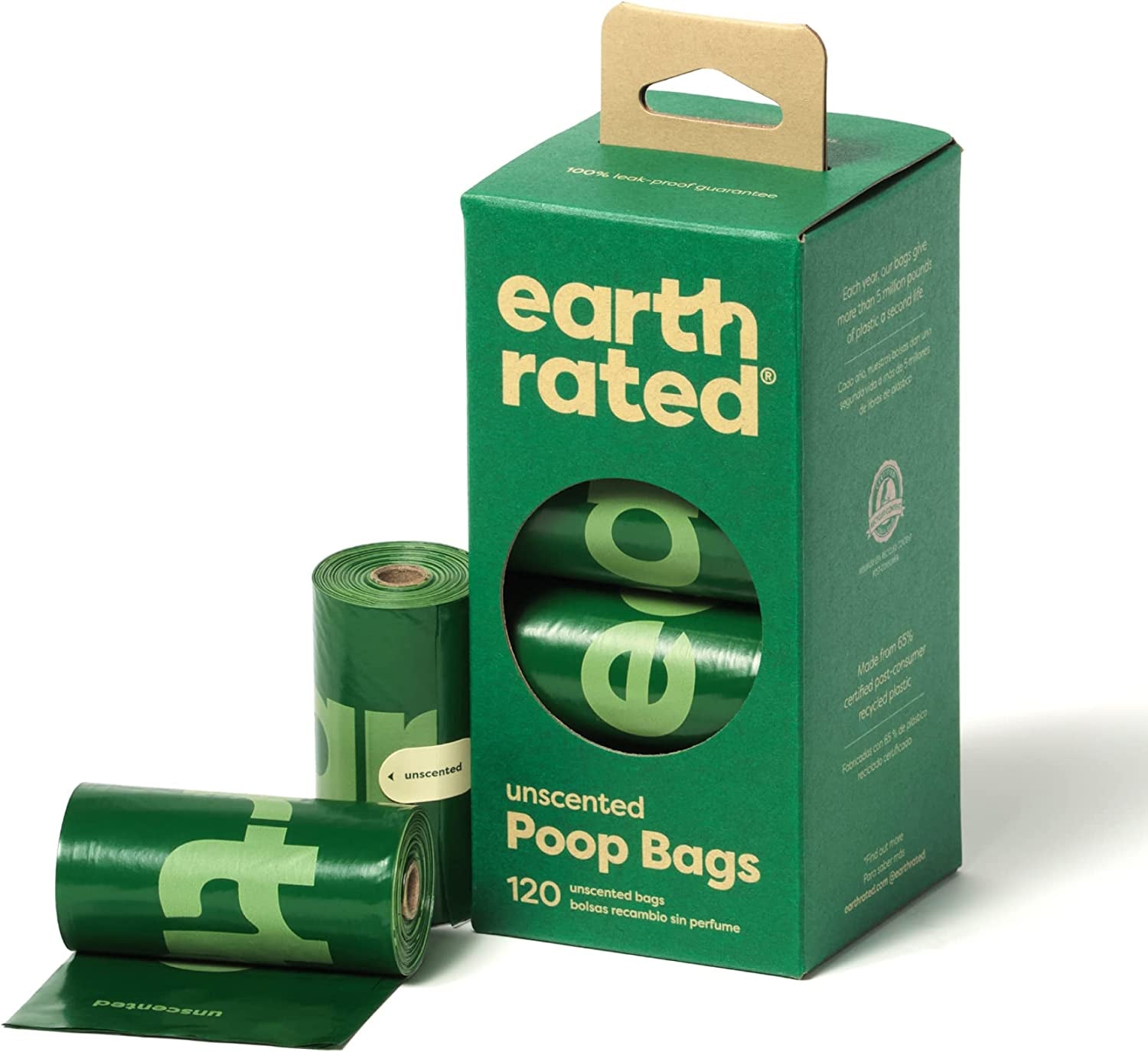 Dog Poop Bags - Leak-Proof and Extra-Thick Pet Waste Bags for Big and Small Dogs - Refill Rolls - Lavender Scented - 270 Count