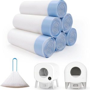 120 Count Cat Litter Box Liners for Fumoi and Fsitego Self Cleaning Litter Box