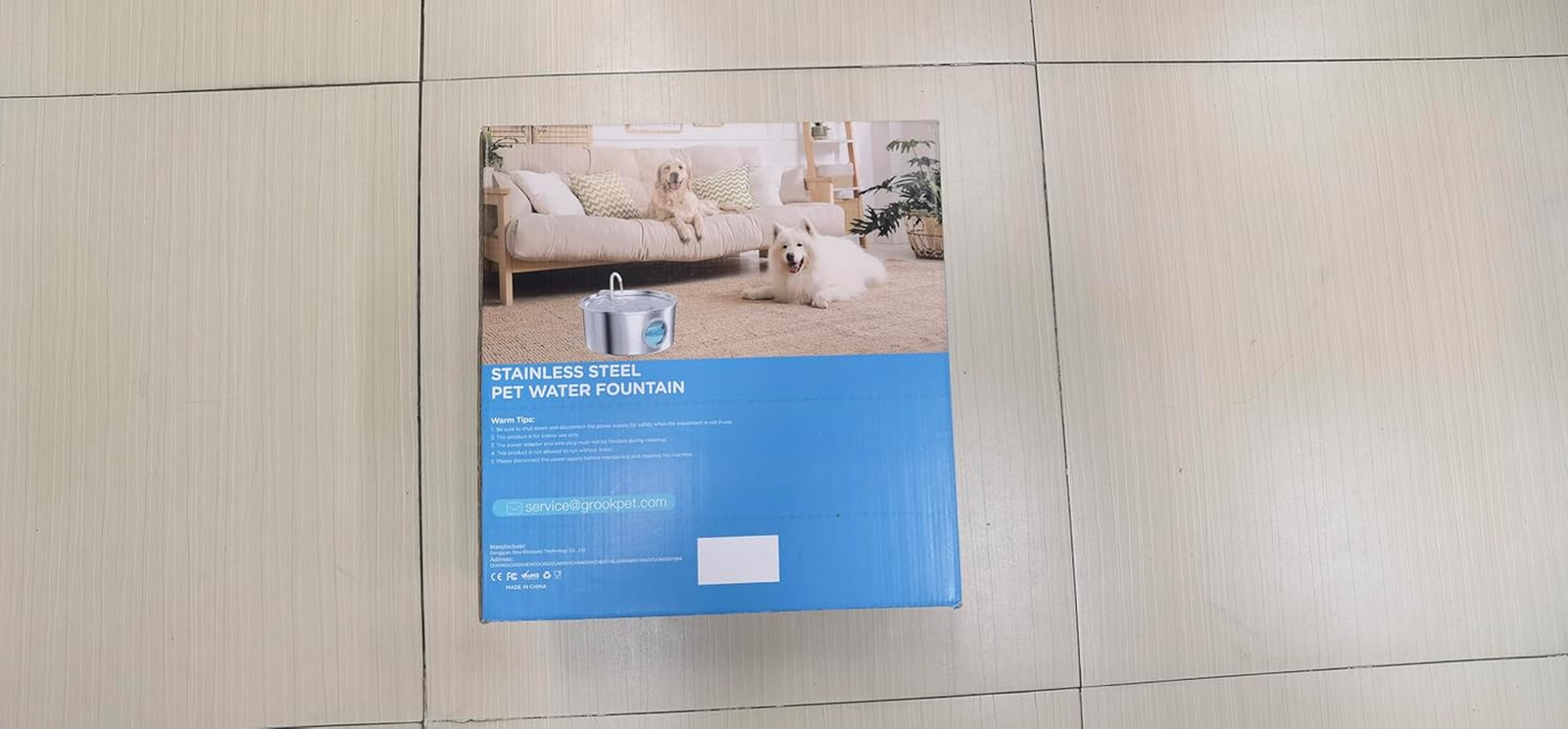 Dog Water Fountain for Large Dogs: Stainless Steel Dog Fountain Water Bowl 3.2Gal/406Oz/12L - Image 10