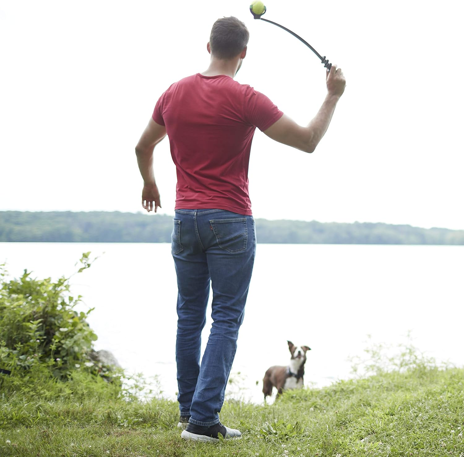 Franklin Pet Supply Co. Tennis Ball Launcher for Dogs Dog Thrower Fetch - Image 6