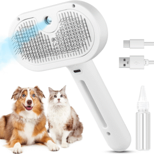 3 in 1 Cat Steam Brush Pet Steam Brush for Cat Dog Long Short Haired