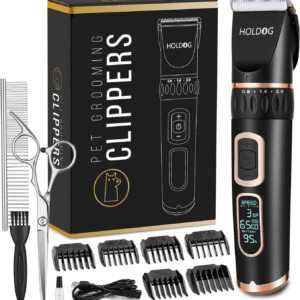 Dog Clippers Professional Heavy Duty Grooming Clipper 3-Speed Low Noise High Power