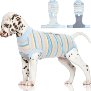 Recovery Suit for Dogs after Surgery,Soft Breathable Dog Bodysuit E-Collar & Cone S