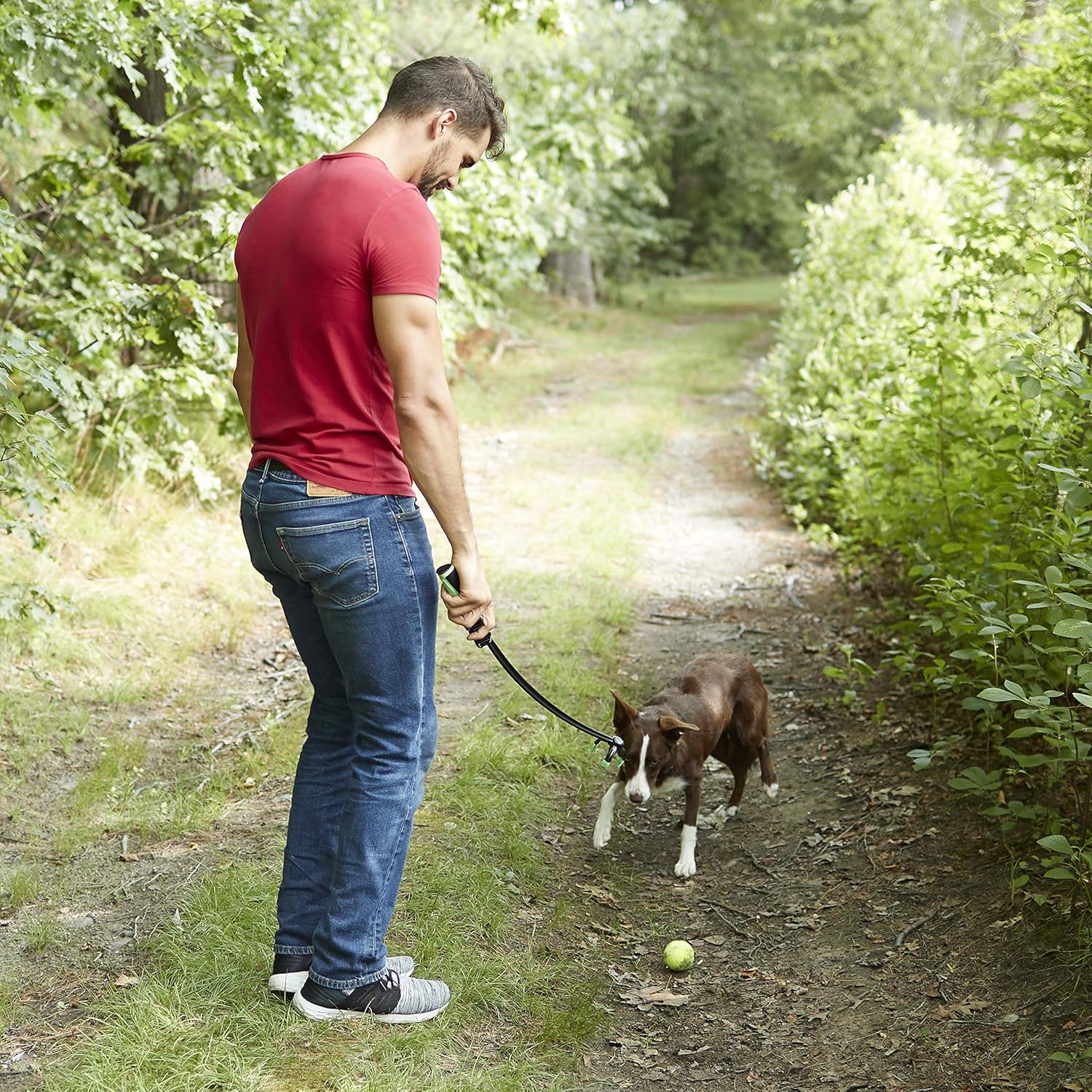 Franklin Pet Supply Co. Tennis Ball Launcher for Dogs Dog Thrower Fetch - Image 8