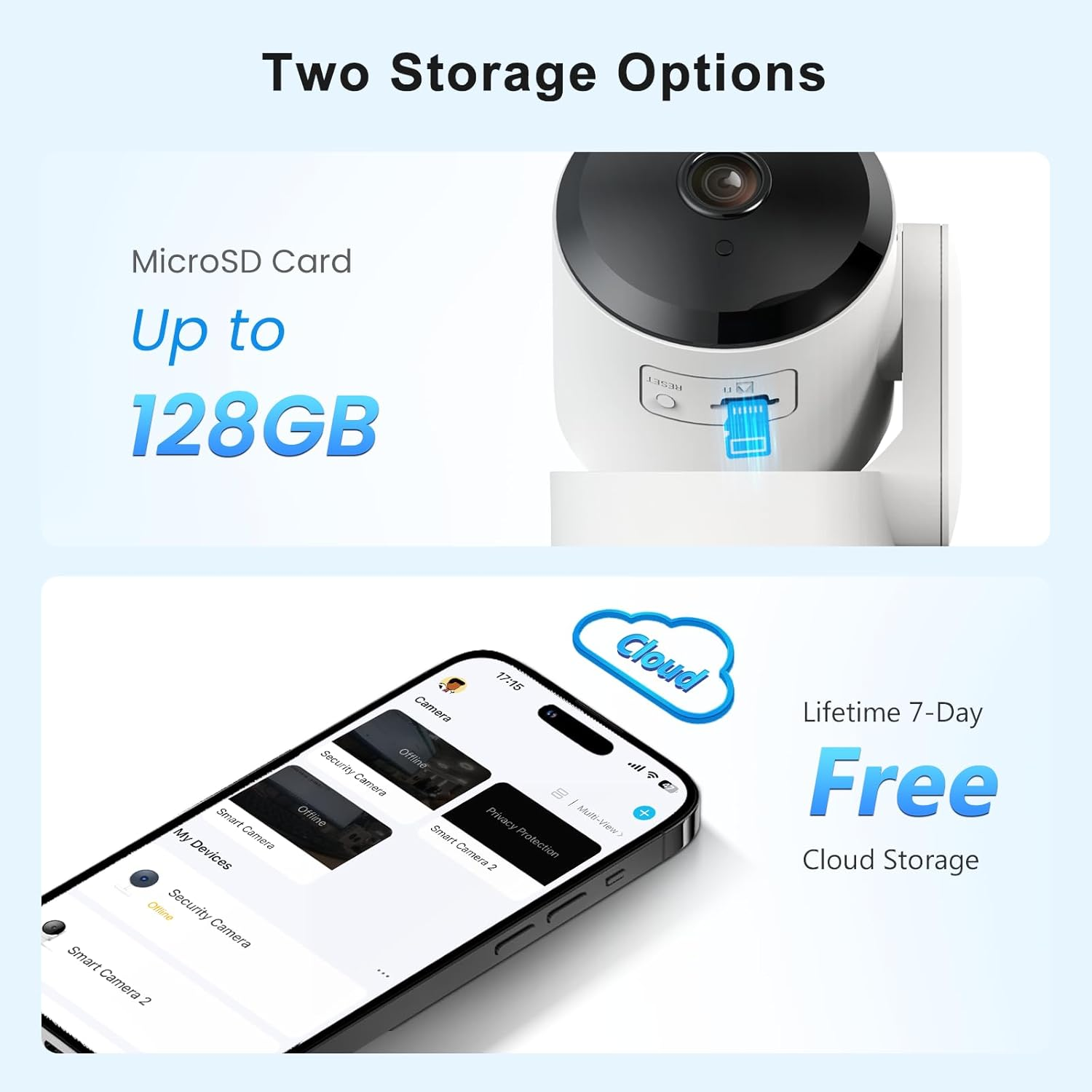 Pet Camera 360° Home Security Cameras with 2 Way Audio Night Vision - Image 7