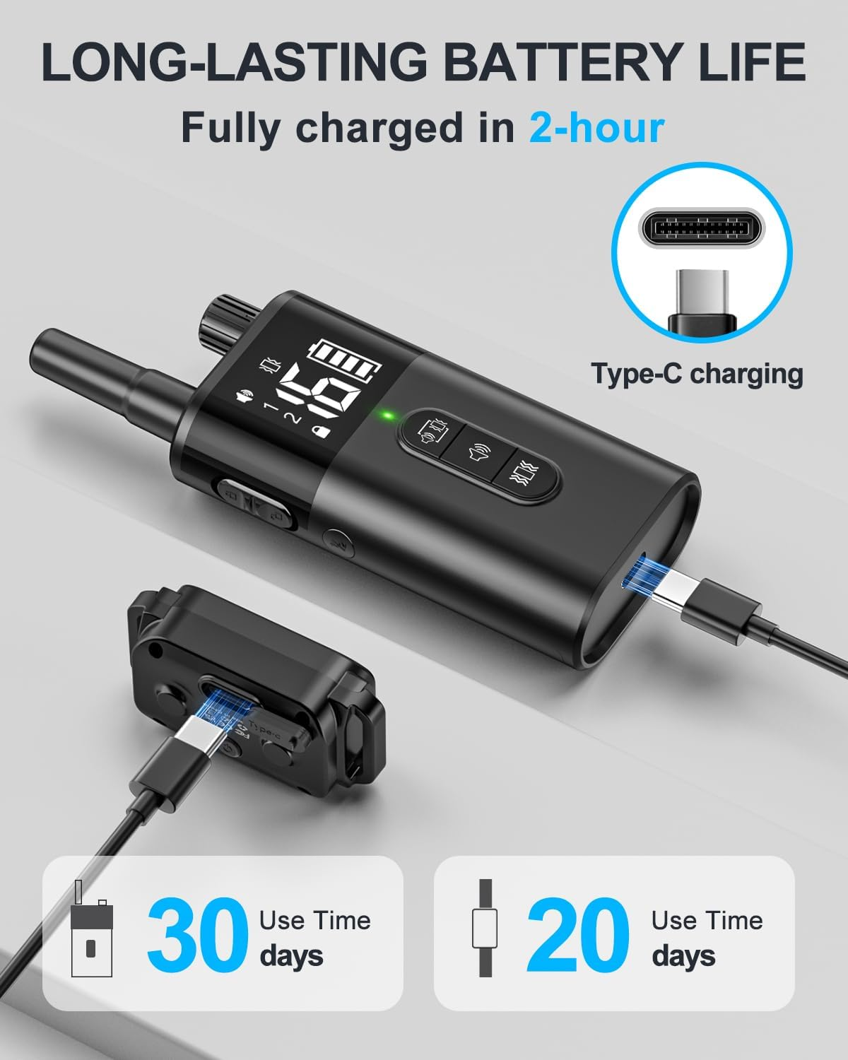 No Shock Dog Training Collar with Remote, Dog Vibration Collar with Controller Beep and Vibrate Only - Image 5