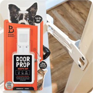 Door Prop for Cats Easiest Cat Door Latch Holder to Keep Interior Door Open for Pets