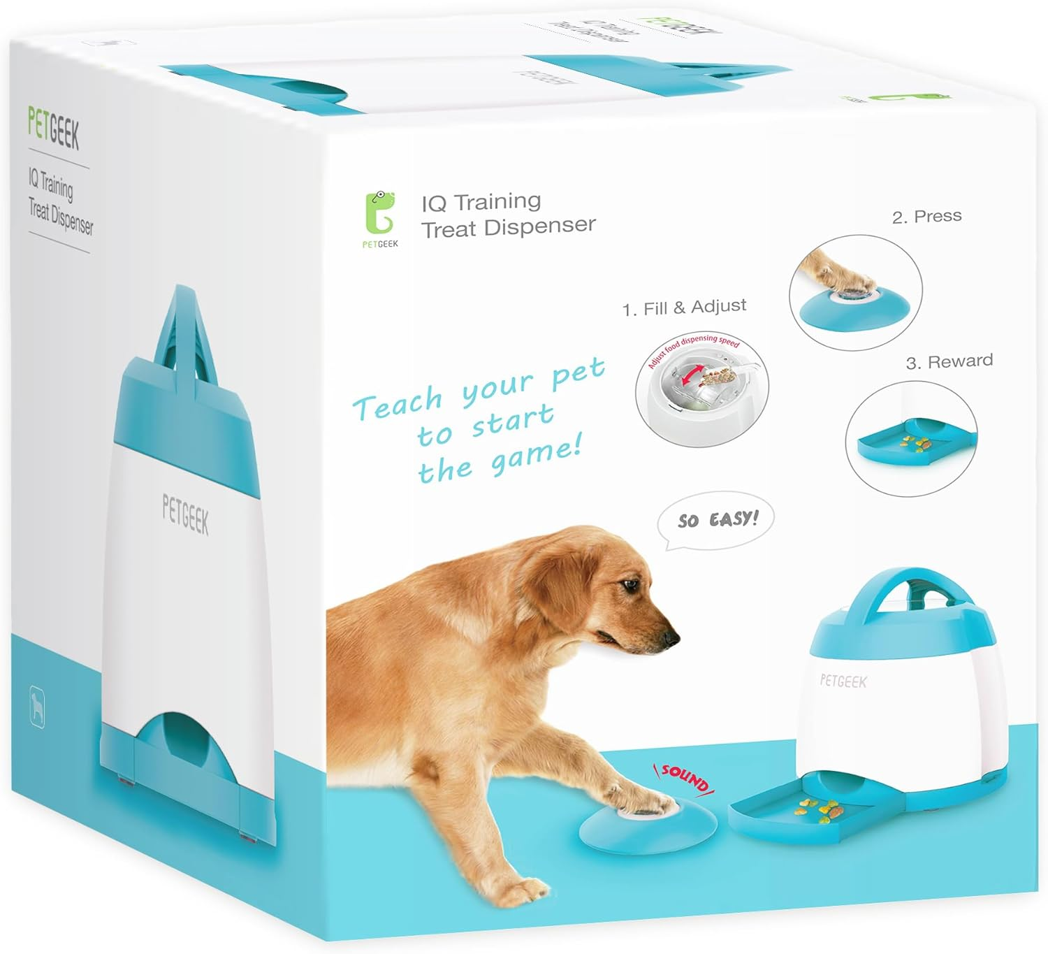 Automatic Dog Treat Dispenser Interactive Pet Toy Food Dispensing for IQ Training - Image 8