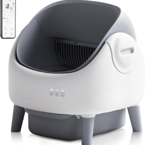 Open-Top Self Cleaning Litter Box Automatic Cat Litter Box with APP Control