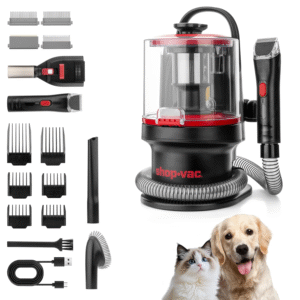 4In1 Pet Grooming & Vacuum Dog Grooming Vacuum for Shedding, Professional Clippers