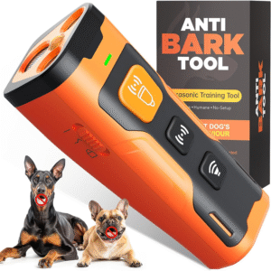 Dog Bark Deterrent Devices Anti Barking Device for Dogs 23Ft Safe Range Ultrasonic Bark